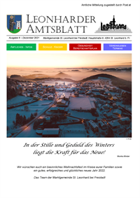 Amtsblatt Dezember 2021